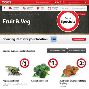 50%OFF Fruits & Vegetables Special Deals and Coupons