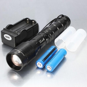 50%OFF Ultrafire 3600LM CREE XM-L T6 zoomable LED flashlight suit Deals and Coupons