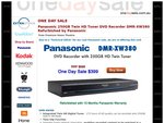 50%OFF PANASONIC Twin Tuner HD Recorder XW-380 Deals and Coupons