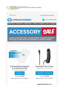 50%OFF Accessories Deals and Coupons