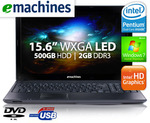 50%OFF 15.6in eMachines LED Notebook Deals and Coupons