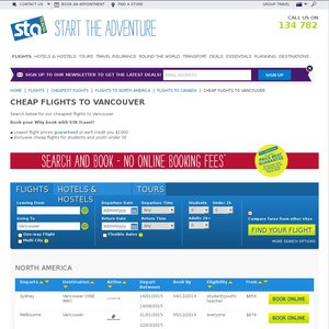 50%OFF Vancouver Canada Return ex Melb Deals and Coupons