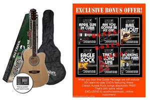 50%OFF Acoustic Electric Cutaway Guitar Pack Deals and Coupons