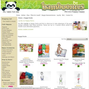 20%OFF Bamboonies Nappy Packs Deals and Coupons
