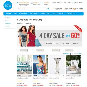 60%OFF Clothing and Homeware Deals and Coupons