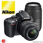 50%OFF Nikon D5100 Twin Lens DSLR Kit Deals and Coupons