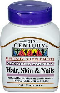 5%OFF Skin & Nails, Hair- Advanced Formula, 50 Caplets Deals and Coupons