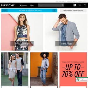 50%OFF  Full Priced Items from THE ICONIC Deals and Coupons