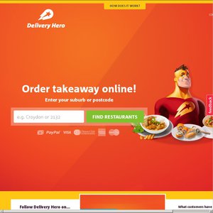 50%OFF Orders from Delivery Hero Deals and Coupons