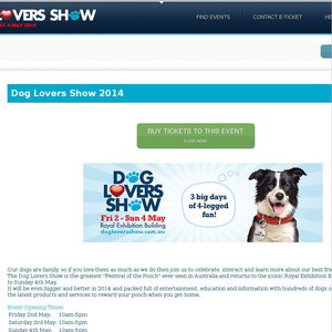 20%OFF Dog Show Deals and Coupons