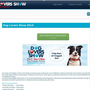 20%OFF Dog Show Deals and Coupons