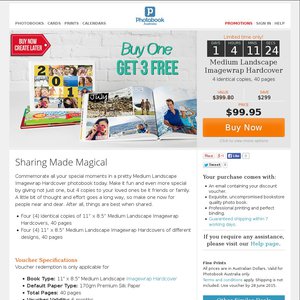 50%OFF 40 PAGE PHOTOBOOK Deals and Coupons