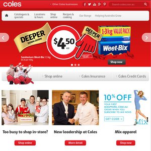 50%OFF Coles items Deals and Coupons