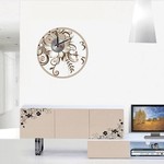 50%OFF Florale Wall Removable Sticker Clock Deals and Coupons