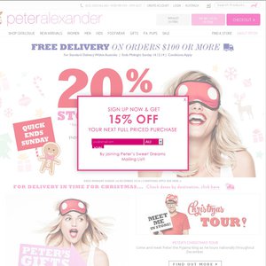 20%OFF Peter Alexander Items Deals and Coupons