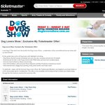 50%OFF Dog Lovers Show Deals and Coupons