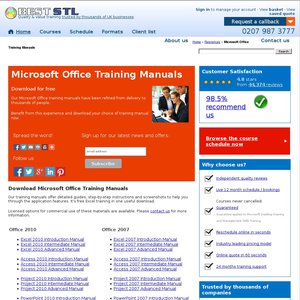 FREE Microsoft Office 2003/2007/2010 Training Manuals Deals and Coupons