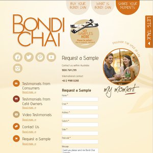 50%OFF Bondi Chai Latte samples Deals and Coupons