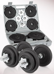 50%OFF 20kg Spinlock Dumbbell Set w/ carry case Deals and Coupons
