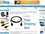 50%OFF HDMI Cable 2m 1080p v1.3b. PS3 Slimline Console Compatible Deals and Coupons