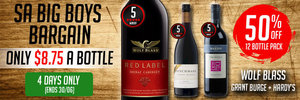 50%OFF South Australia Red Wines Deals and Coupons