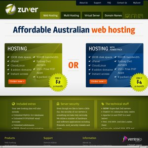 50%OFF Web Hosting and Domain Name with Zuver Deals and Coupons