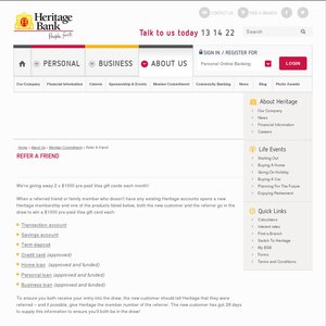 50%OFF Heritage Bank Home Loan Account Deals and Coupons