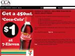 50%OFF 450ml Coca Cola Deals and Coupons