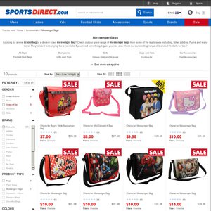50%OFF Character Messenger Bags Deals and Coupons
