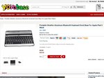 50%OFF iPad 2 Aluminium Bluetooth Keyboard/Protective Case Deals and Coupons