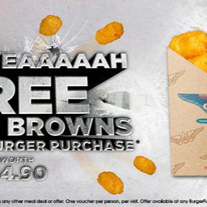 50%OFF Free Smash Browns at Burger Fuel Deals and Coupons