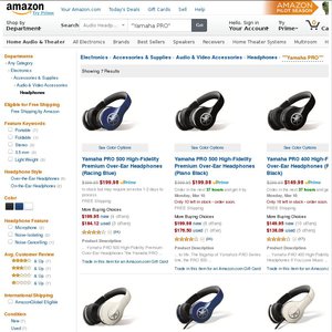 50%OFF Yamaha PRO 500/400/300 Headphones Deals and Coupons