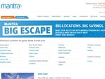 50%OFF The Mantra BIG Escape. Deals and Coupons