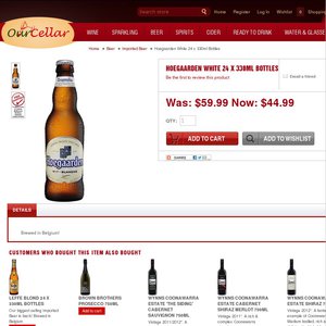 50%OFF Hoegaarden White Beer & Leffe Blonde Deals and Coupons
