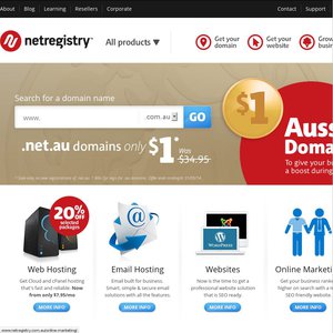 50%OFF domain registration at net registry Deals and Coupons