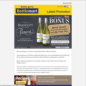 50%OFF Bottles of Brancott Estate  Deals and Coupons