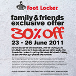 30%OFF Foot Locker shoes Deals and Coupons
