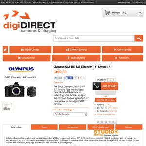 50%OFF Olympus OM-D EM5 Elite 14-42mm Deals and Coupons