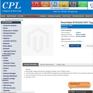 50%OFF ReWritable NFC TAG Deals and Coupons