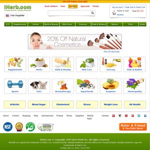 50%OFF iHerb product discount offer Deals and Coupons