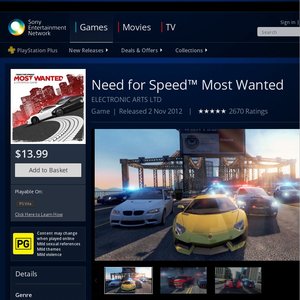 50%OFF PS Vita Need for Speed Deals and Coupons
