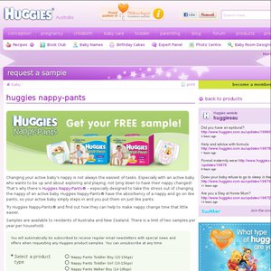 FREE Huggies Nappy Pants Deals and Coupons
