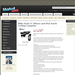 85%OFF iBike Dash CC iPhone and iPod Touch Cycling Computer Deals and Coupons
