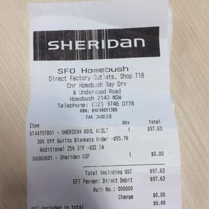 30%OFF Sheridan Factory Outlet  Deals and Coupons