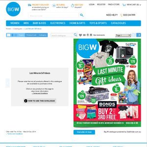 50%OFF Varied Big W items Deals and Coupons
