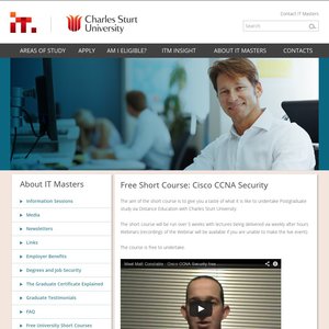FREE Short Course: Cisco CCNA Security Deals and Coupons