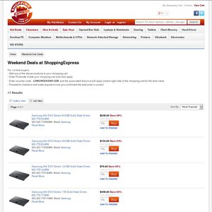 50%OFF Samsung EVO SSDs Deals and Coupons
