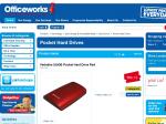 21%OFF Red 320 GB Pocket Hard Drive Deals and Coupons