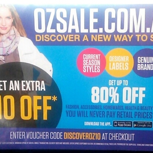 25%OFF OZSALE Deals and Coupons