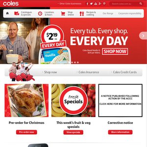 50%OFF Fruits & Veggies Special on Coles Deals and Coupons
